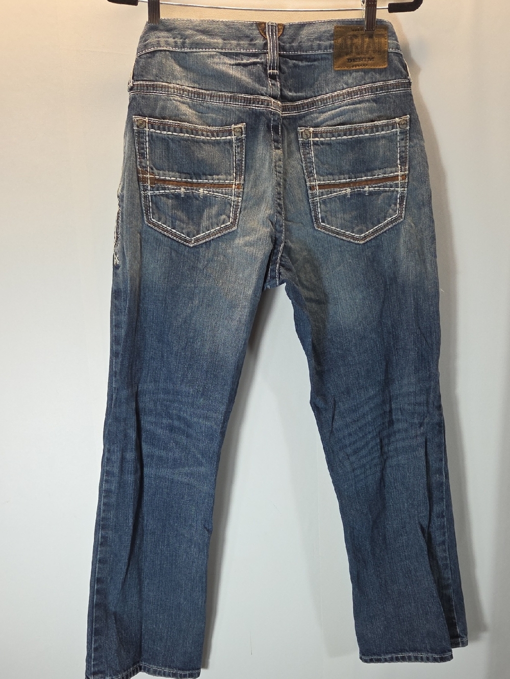 Ariat Men's Faded Blue Straight Jeans Size 30x30